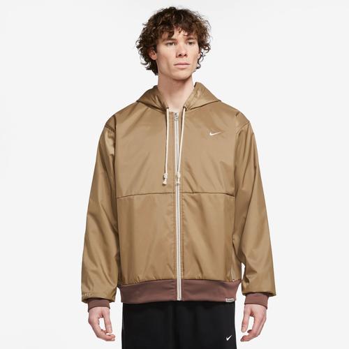 Nike Mens TF Standard Issue Full-Zip Hoodie - Brown/Beige Product Image