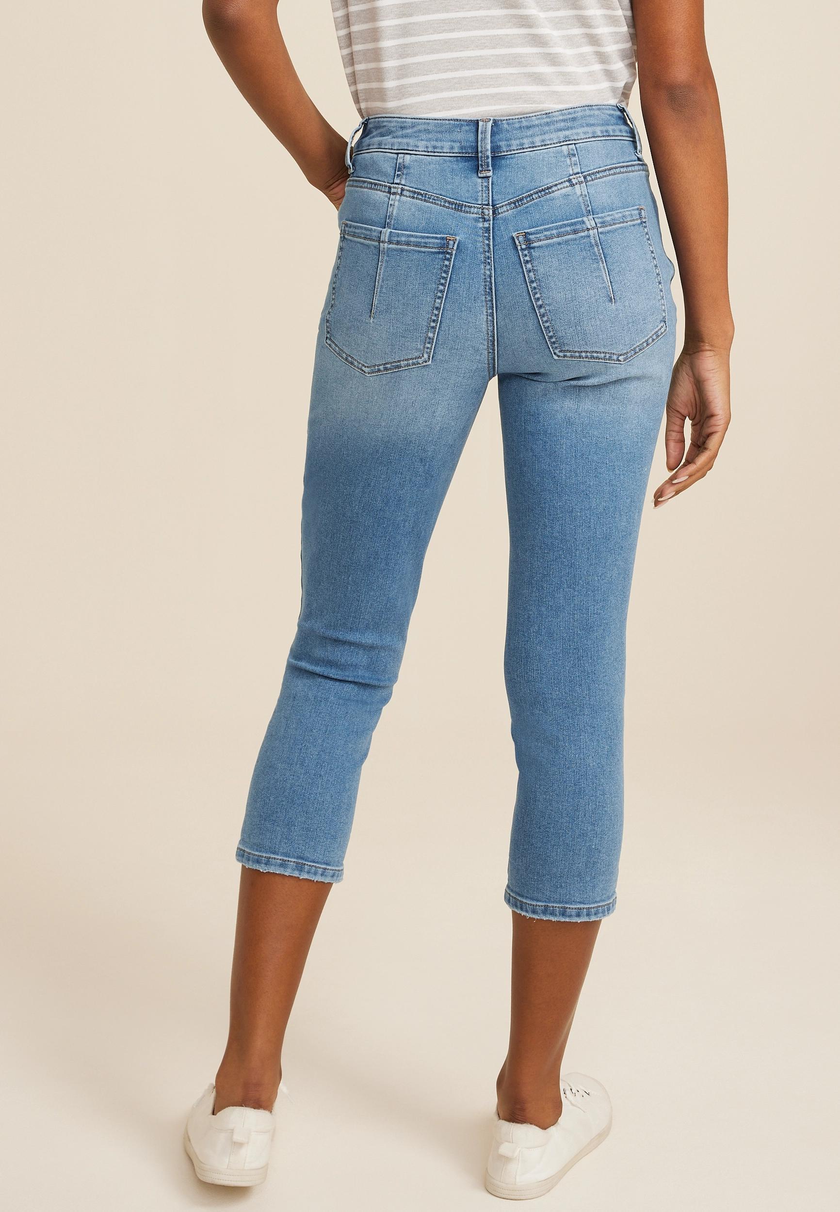 m jeans by maurices™ Everflex™ High Rise Super Skinny Cropped Jean Product Image