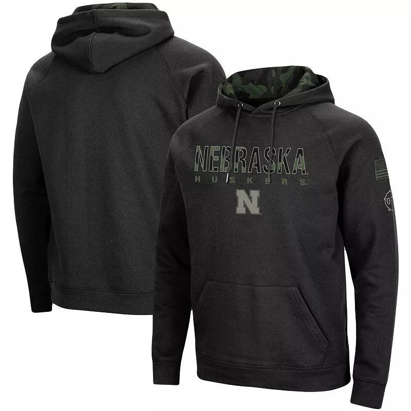 Mens Colosseum Black Arizona Wildcats Oht Military-Inspired Appreciation Camo Pullover Hoodie Product Image