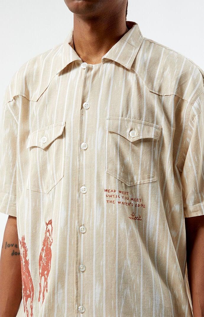 LOST Men's Lonesome Woven Vintage Shirt Product Image