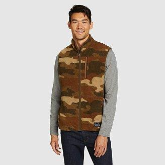 Men's Chilali Faux Shearling Vest - Camo Product Image