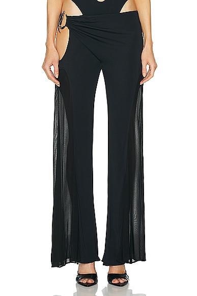 Mugler Flare Cut Out Pant Product Image