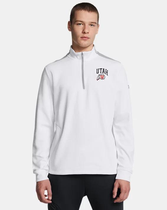 Mens UA Double Knit Fleece Gameday Collegiate  Zip Product Image