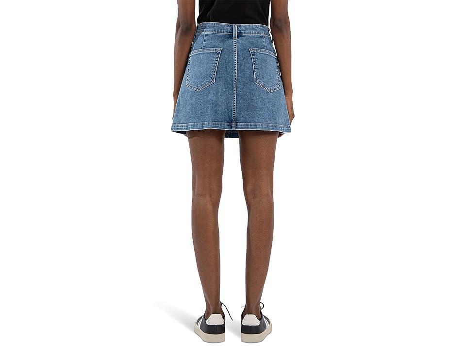 KUT from the Kloth Zoe Skirt Seam At Frt-Slash Pkt Slong Rt Btm Pkts (Alarming) Women's Skirt Product Image