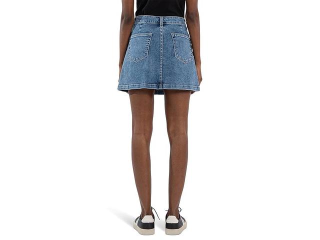 KUT from the Kloth Zoe Skirt Seam At Frt-Slash Pkt Slong Rt Btm Pkts (Alarming) Women's Skirt Product Image