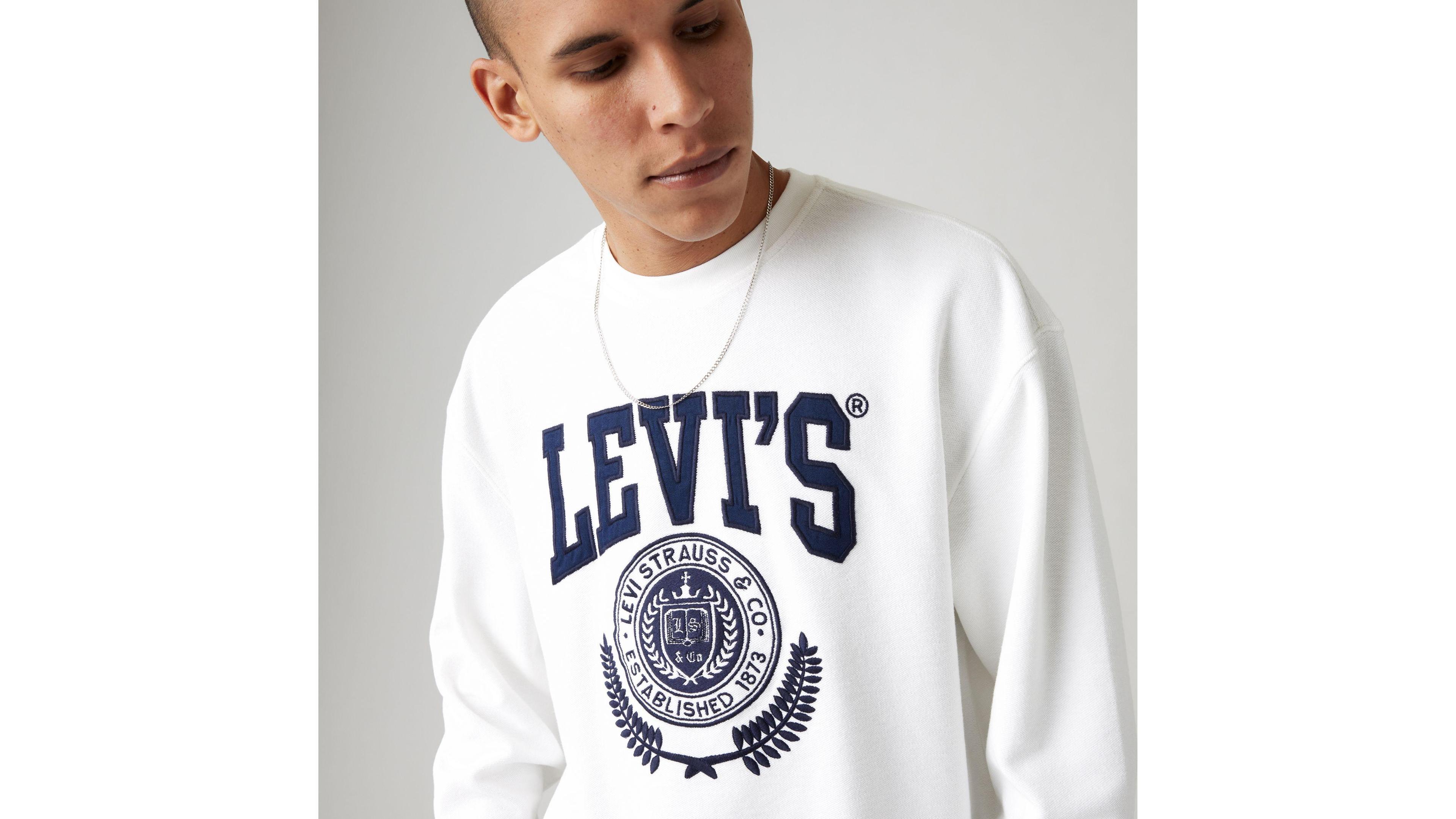 Relaxed Graphic Crewneck Sweatshirt Product Image