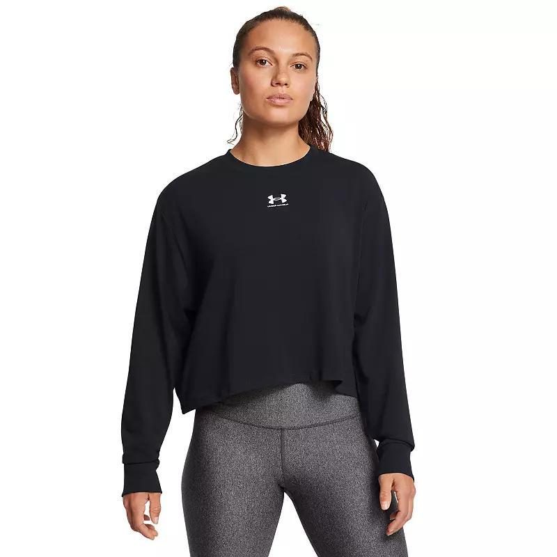 Womens UA Rival Boxy Long Sleeve Product Image