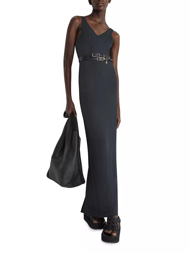 Luca V-Neck Knit Maxi Dress Product Image