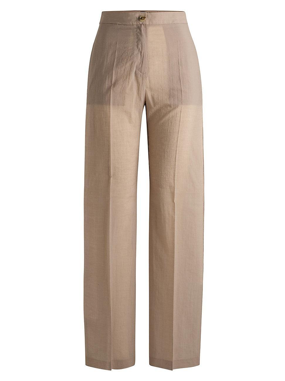 Womens Relaxed-Fit Trousers Product Image