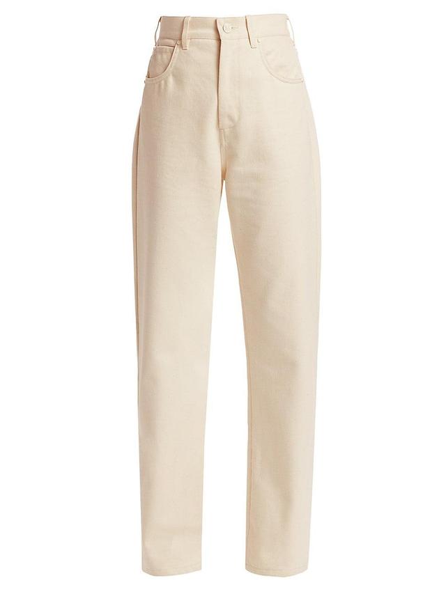 Achille High-Rise Straight-Leg Jeans Product Image