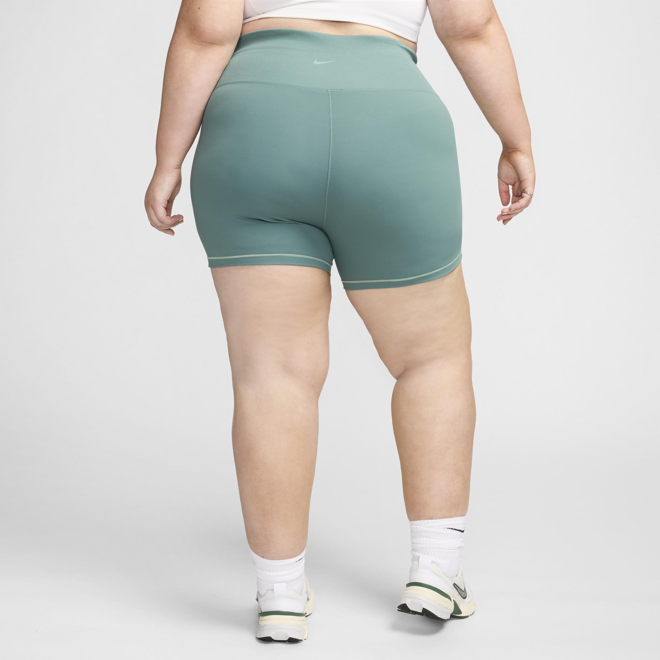 Nike Women's One Rib High-Waisted 5" Biker Shorts (Plus Size) Product Image