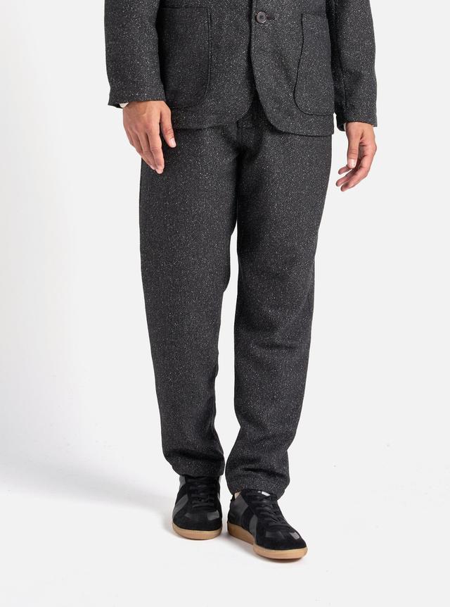 Universal Works Military Chino in Black Levisham Wool Mix Product Image