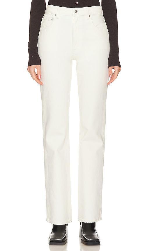 GRLFRND Melanie High Rise Boot Cut in Madison - Ivory. Size 29 (also in 23, 25, 26, 28, 32). Product Image