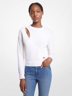 Womens Keyhole Cut Out Sweater Product Image