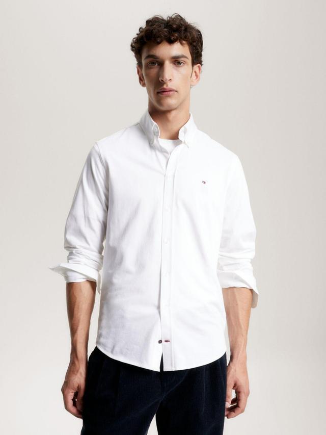 Tommy Hilfiger Men's Slim Fit Solid Cotton Jersey Shirt Product Image