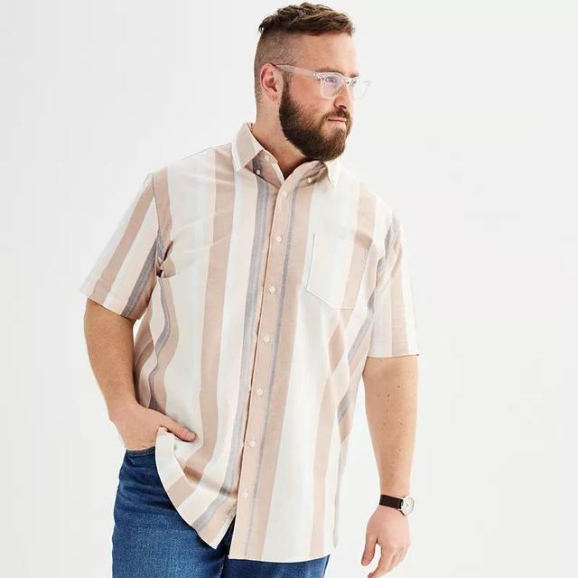 Big & Tall Sonoma Goods For Life Perfect-Length Button-Down Shirt, Mens Product Image