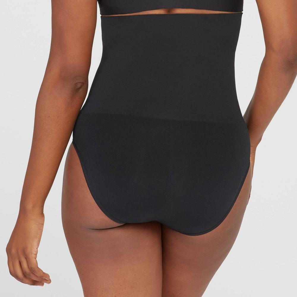 ASSETS by SPANX Womens Remarkable Results High-Waist Control Briefs - Black 2X Product Image