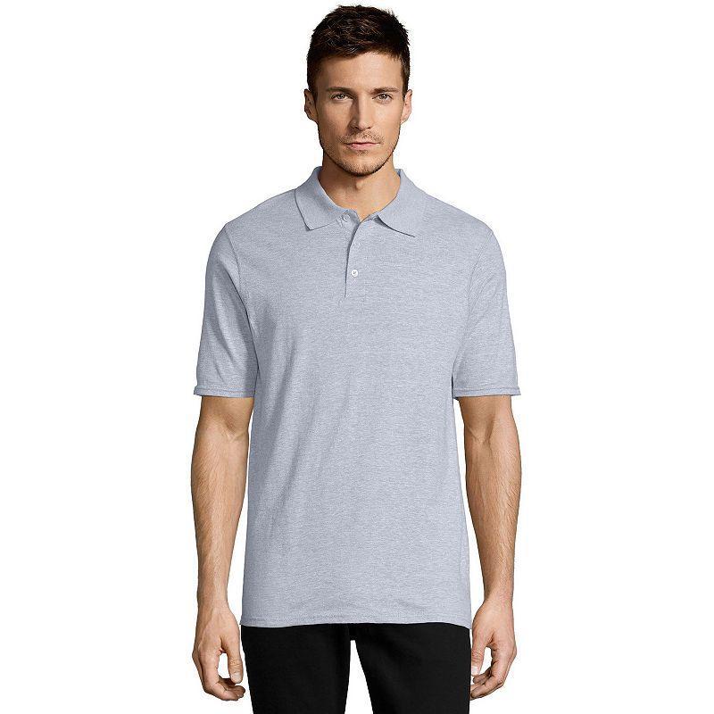 Mens Hanes X-temp Jersey Polo Product Image