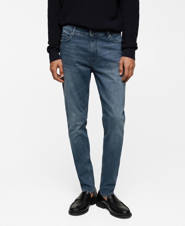 MANGO MAN - Jude skinny-fit jeans indigo blueMen Product Image