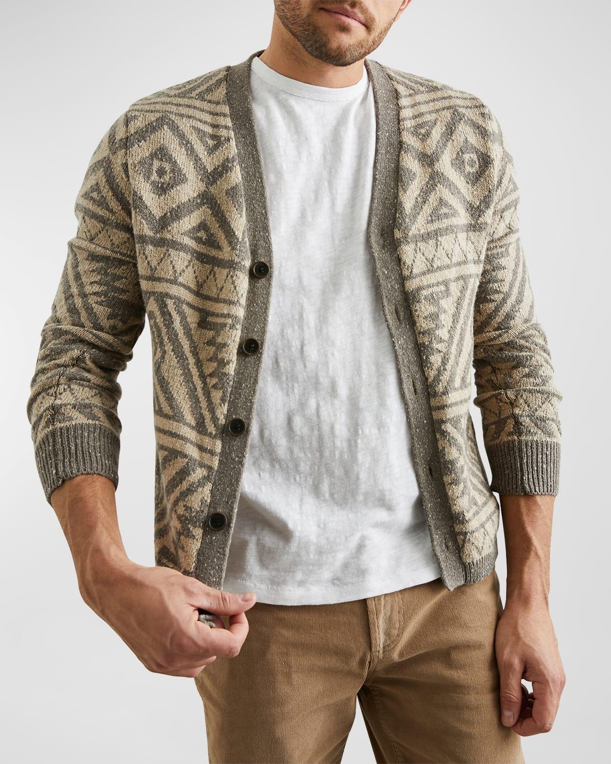 Mens Duran Jacquard Cardigan Product Image