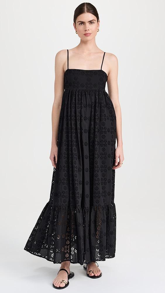 English Factory Embroidered Cotton Sleeveless Maxi Dress | Shopbop Product Image