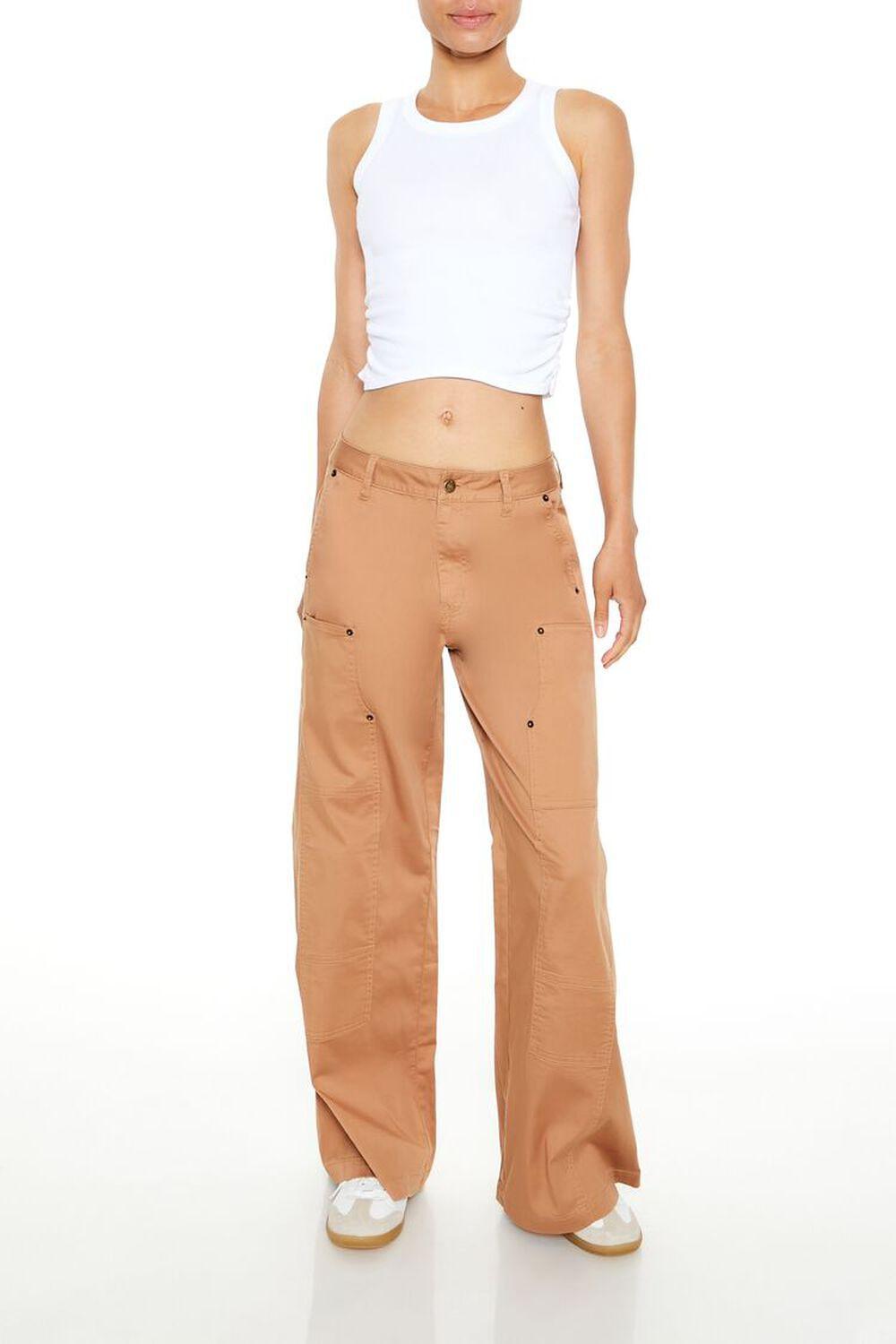 Mid-Rise Wide-Leg Pants | Forever 21 Product Image