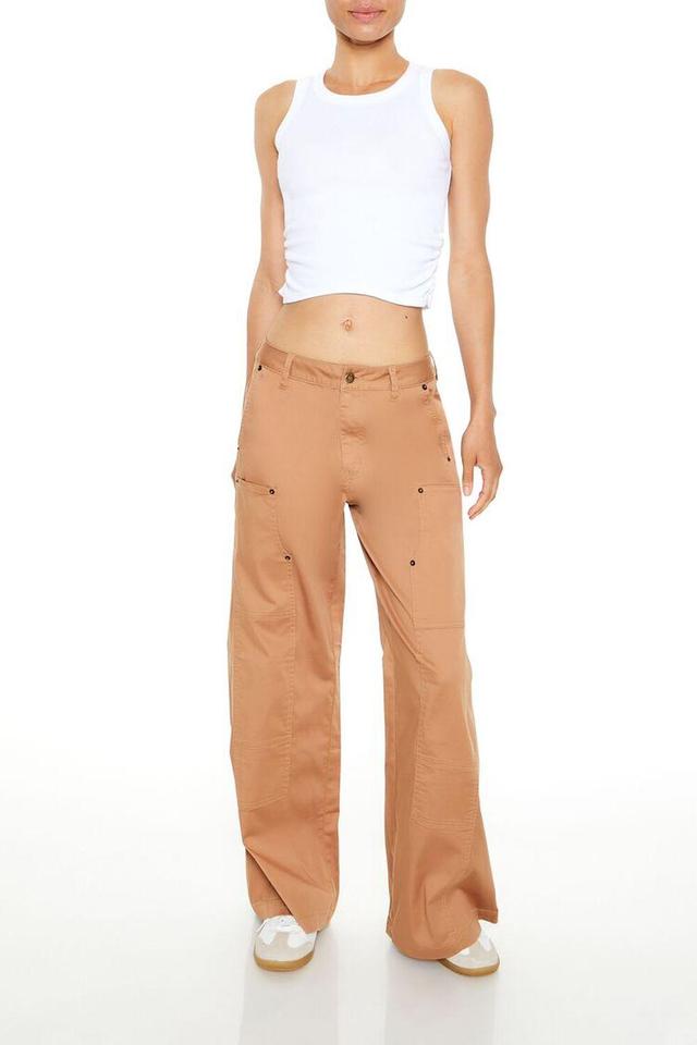 Mid-Rise Wide-Leg Pants | Forever 21 Product Image