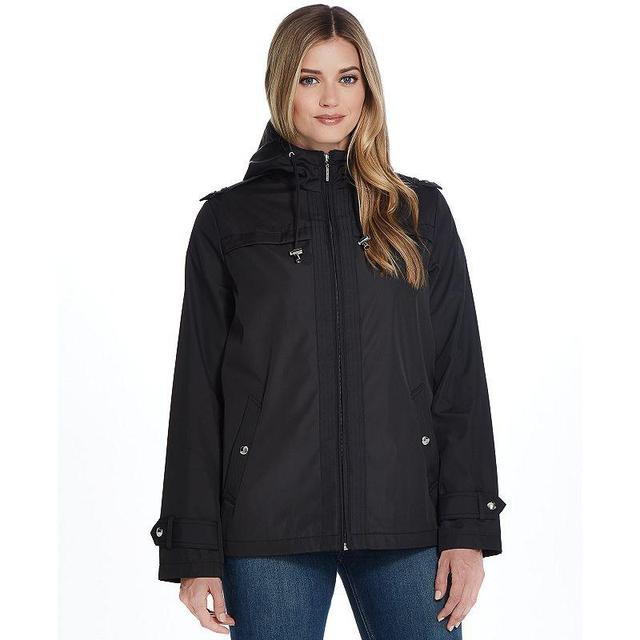 Womens Weathercast Hooded Raincoat Product Image