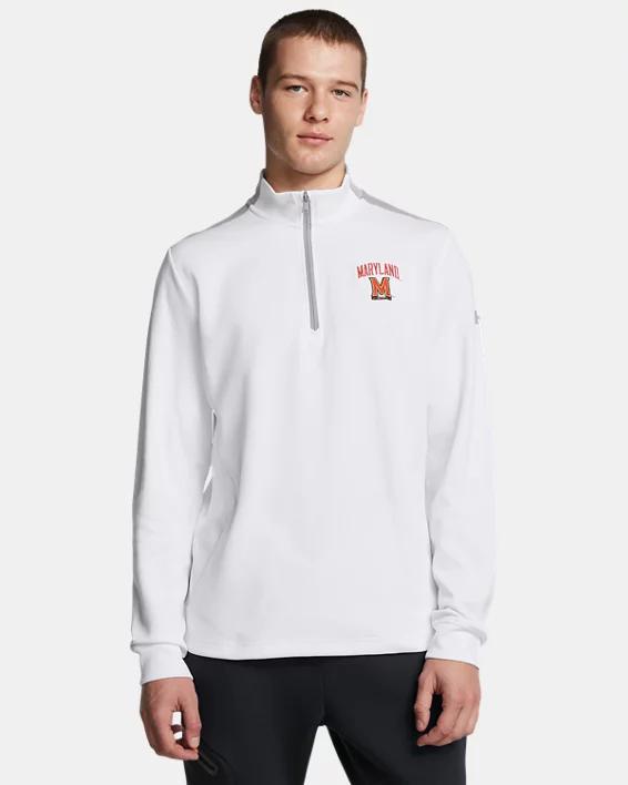 Mens UA Double Knit Fleece Gameday Collegiate  Zip Product Image