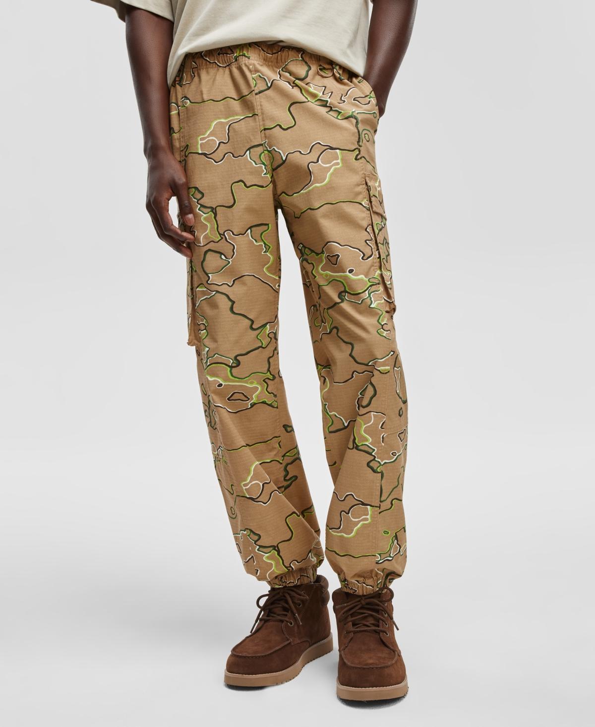 Mode of One Mens Regular-Fit Pull On Camo Print Cargo Joggers, Created for Macys Product Image