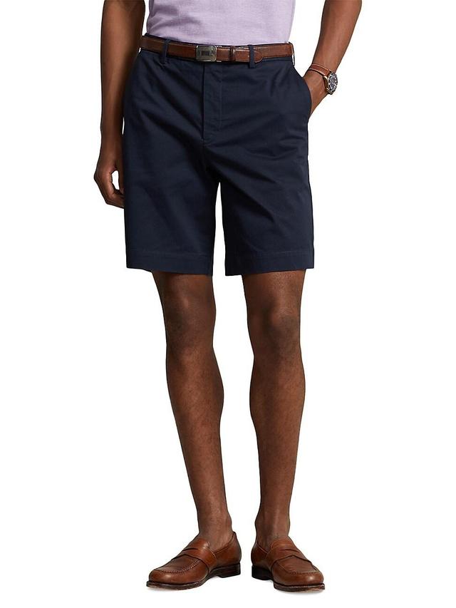 Polo Ralph Lauren Flat Front Stretch Twill Chino Shorts Product Image