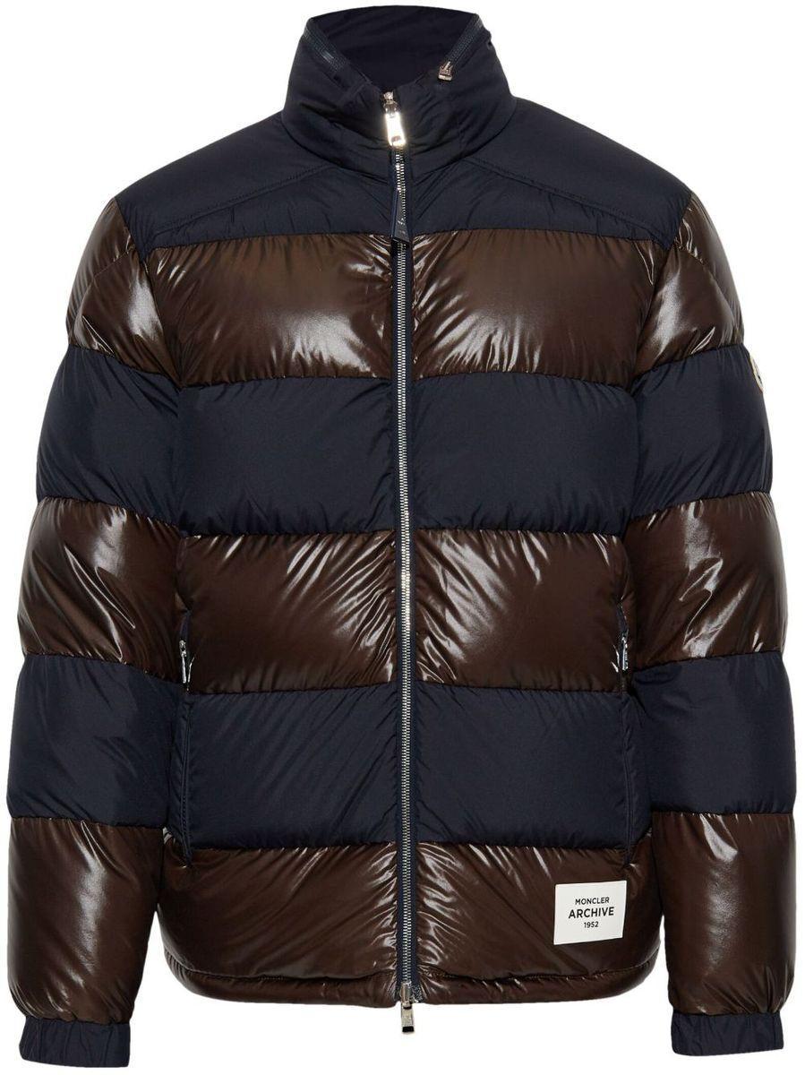 MONCLER Peclet Reversible Down Jacket In Blue Product Image