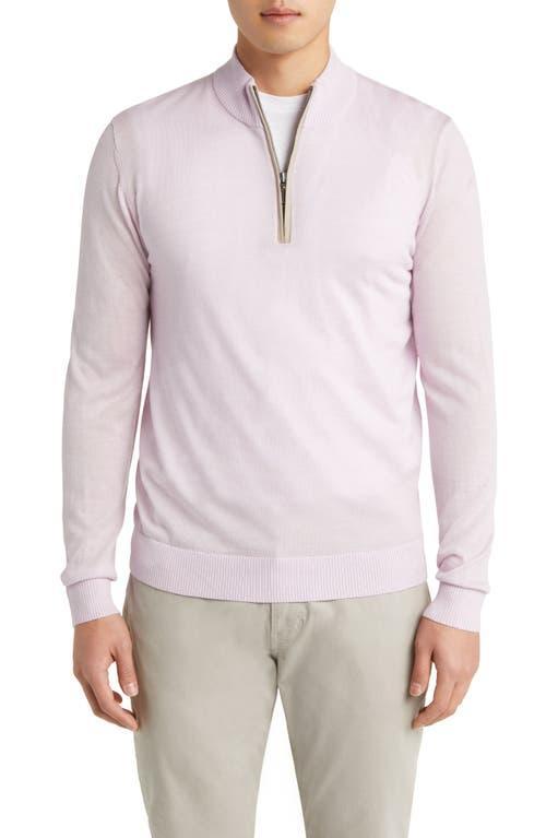 johnnie-O Baron Half Zip Wool Blend Sweater Product Image