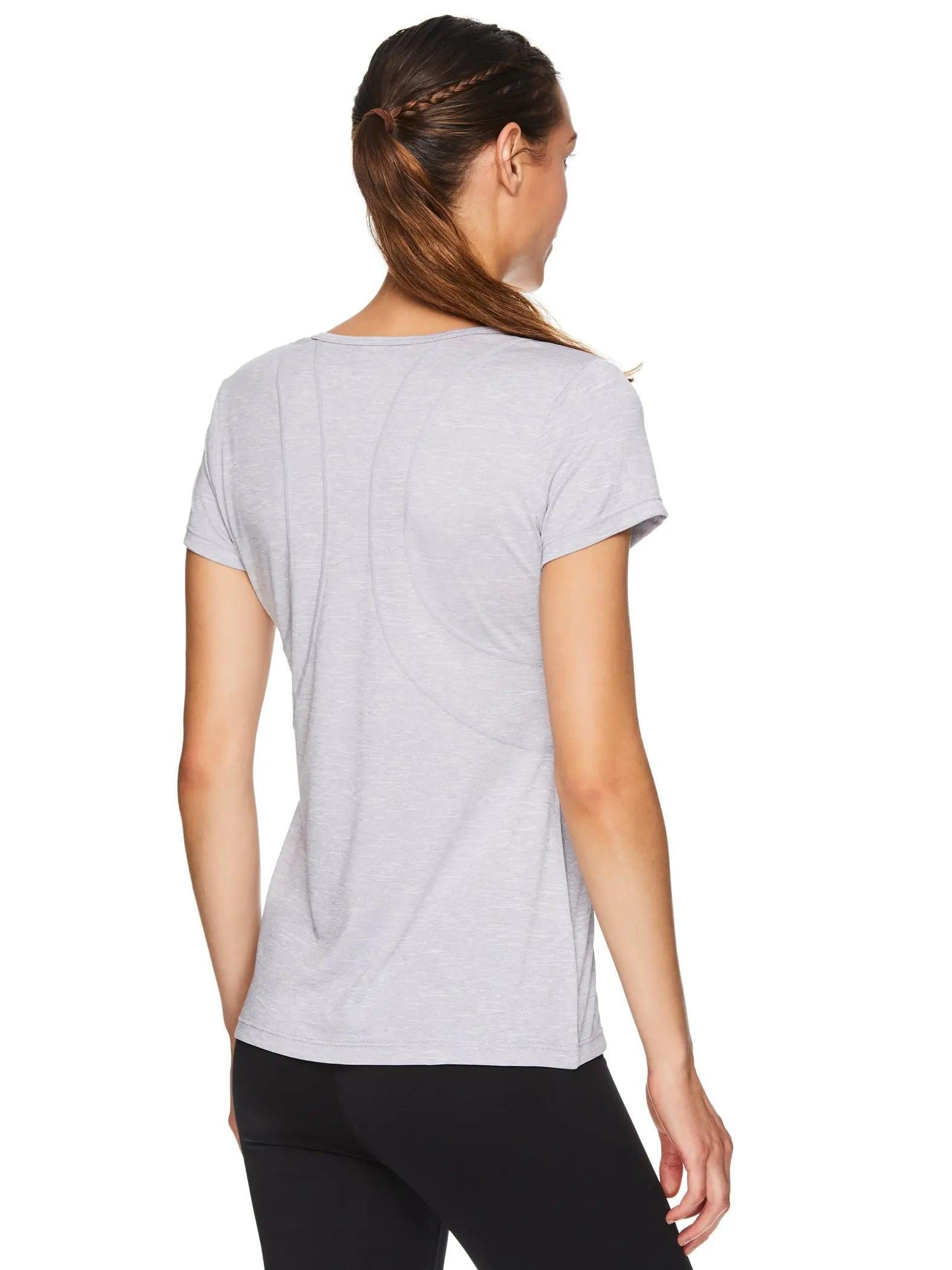 Reebok Women's Fitted Performance Variegated Heather Jersey T-Shirt Product Image