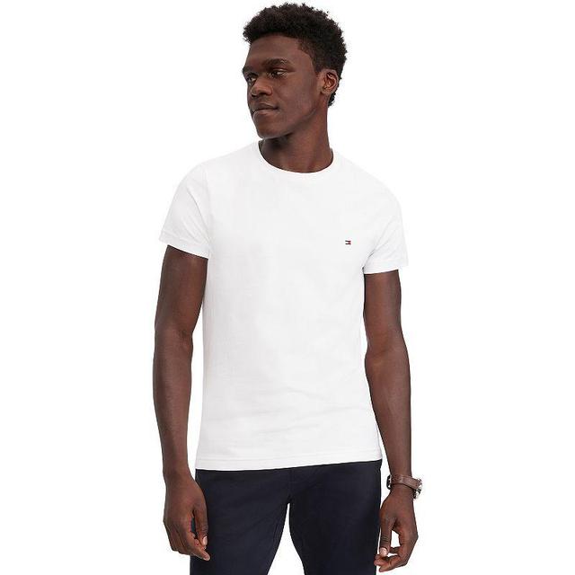 Tommy Hilfiger Mens Stretch Cotton Slim-Fit T-Shirt Product Image