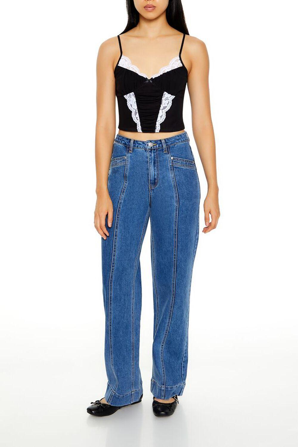 High-Rise Straight Jeans | Forever 21 Product Image