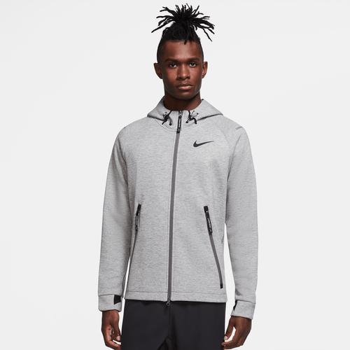 Nike Mens Pro Therma Fleece Sphere Max Jacket - Iron Gray/Pure/Iron Gray Product Image