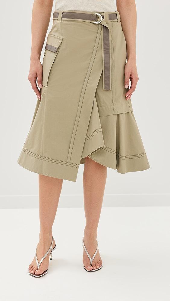 3.1 Phillip Lim Double Layered Utility Cargo Skirt | Shopbop Product Image