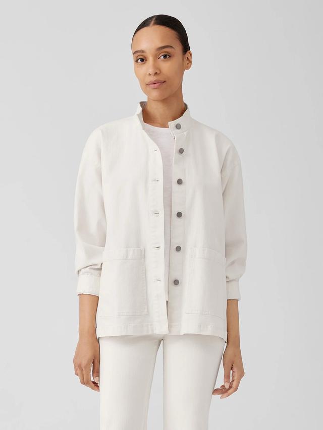 EILEEN FISHER Undyed Organic Cotton Denim Jacketfemale Product Image