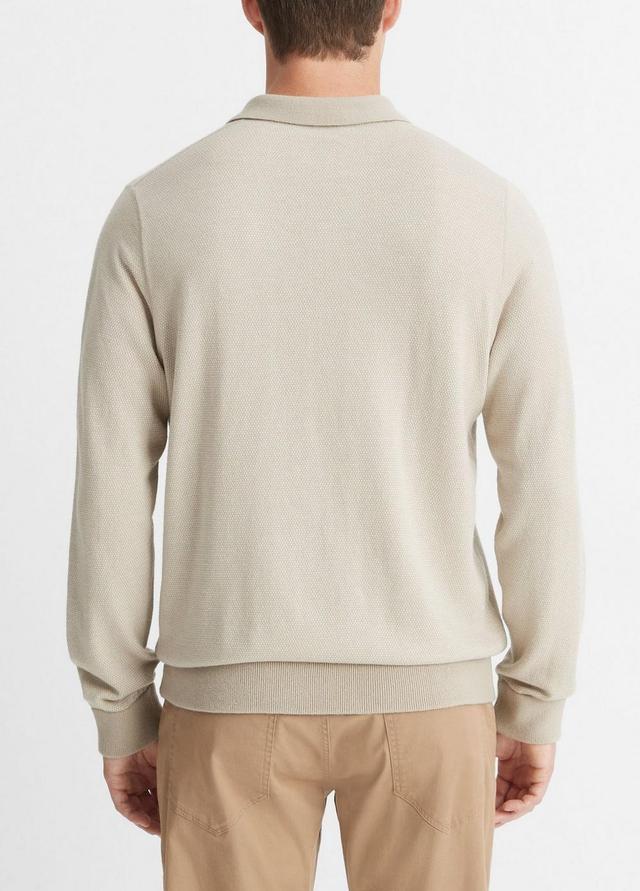 Birdseye Johnny Collar Sweater Product Image