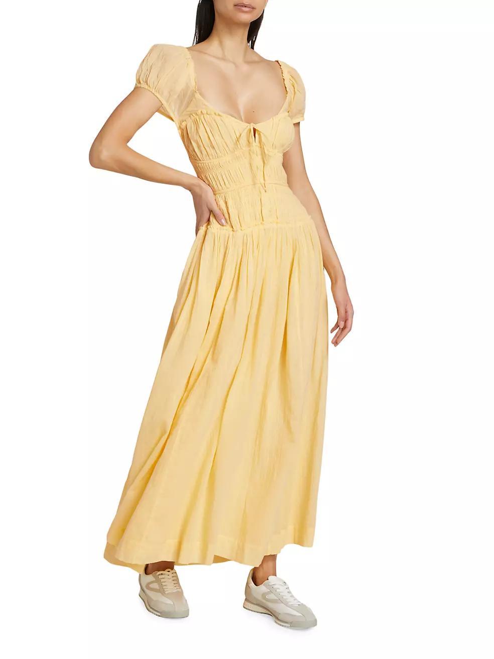 Feeling Bonita Shirred Maxi Dress Product Image