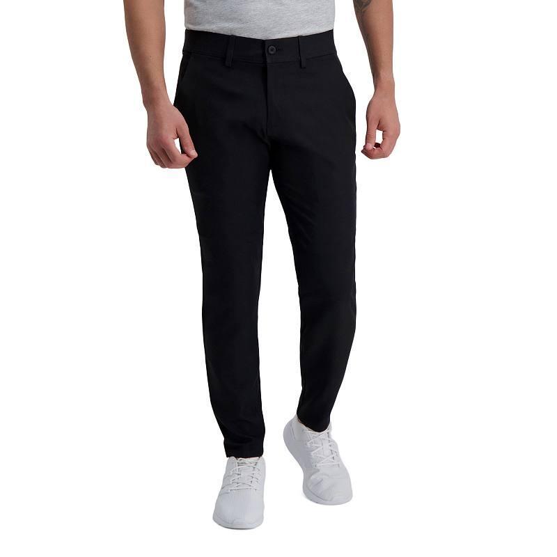 Mens Haggar The Active Series Everyday Slim Fit Flat-Front Pants Product Image