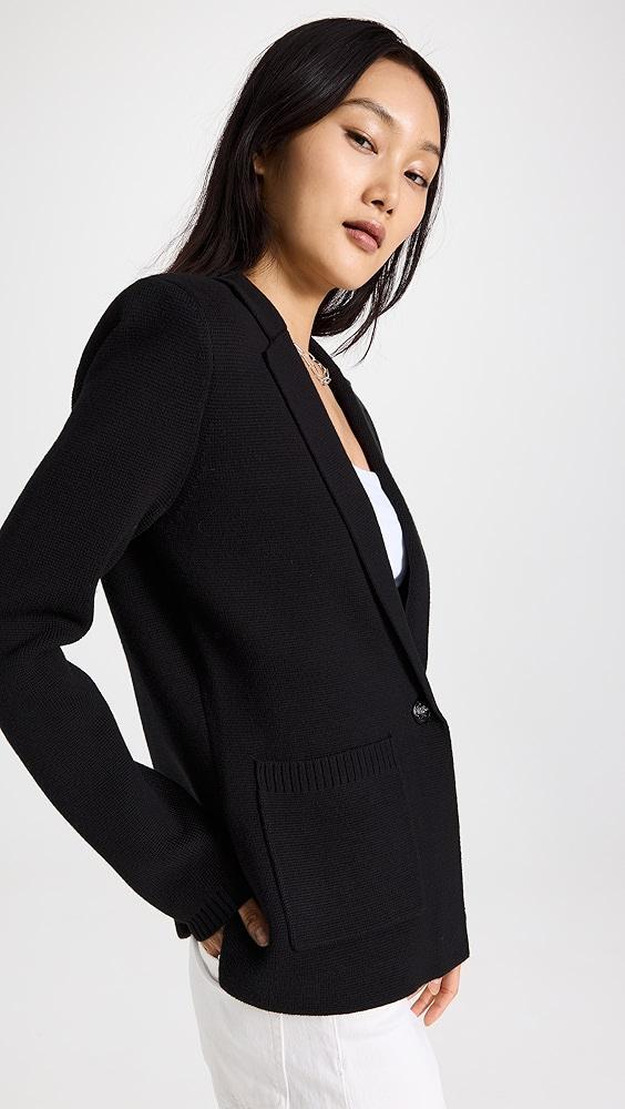 L'AGENCE Lacey Knit Blazer | Shopbop Product Image