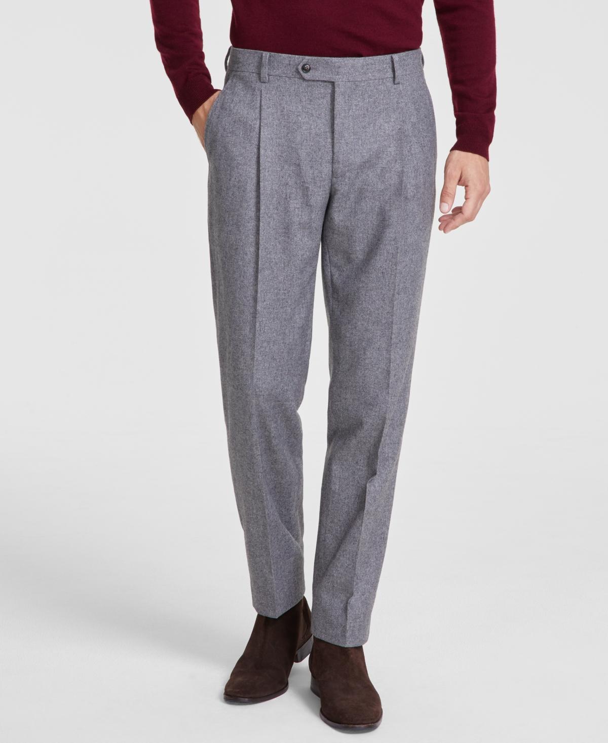 Tommy Hilfiger Mens Relaxed Modern-Fit Tweed Suit Separate Pants Product Image