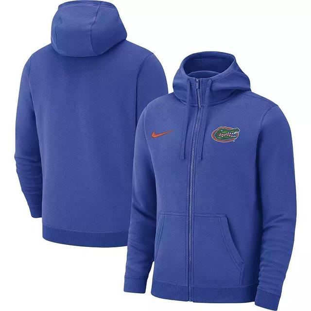 Mens Nike Royal Florida Gators Club Full-Zip Hoodie Product Image