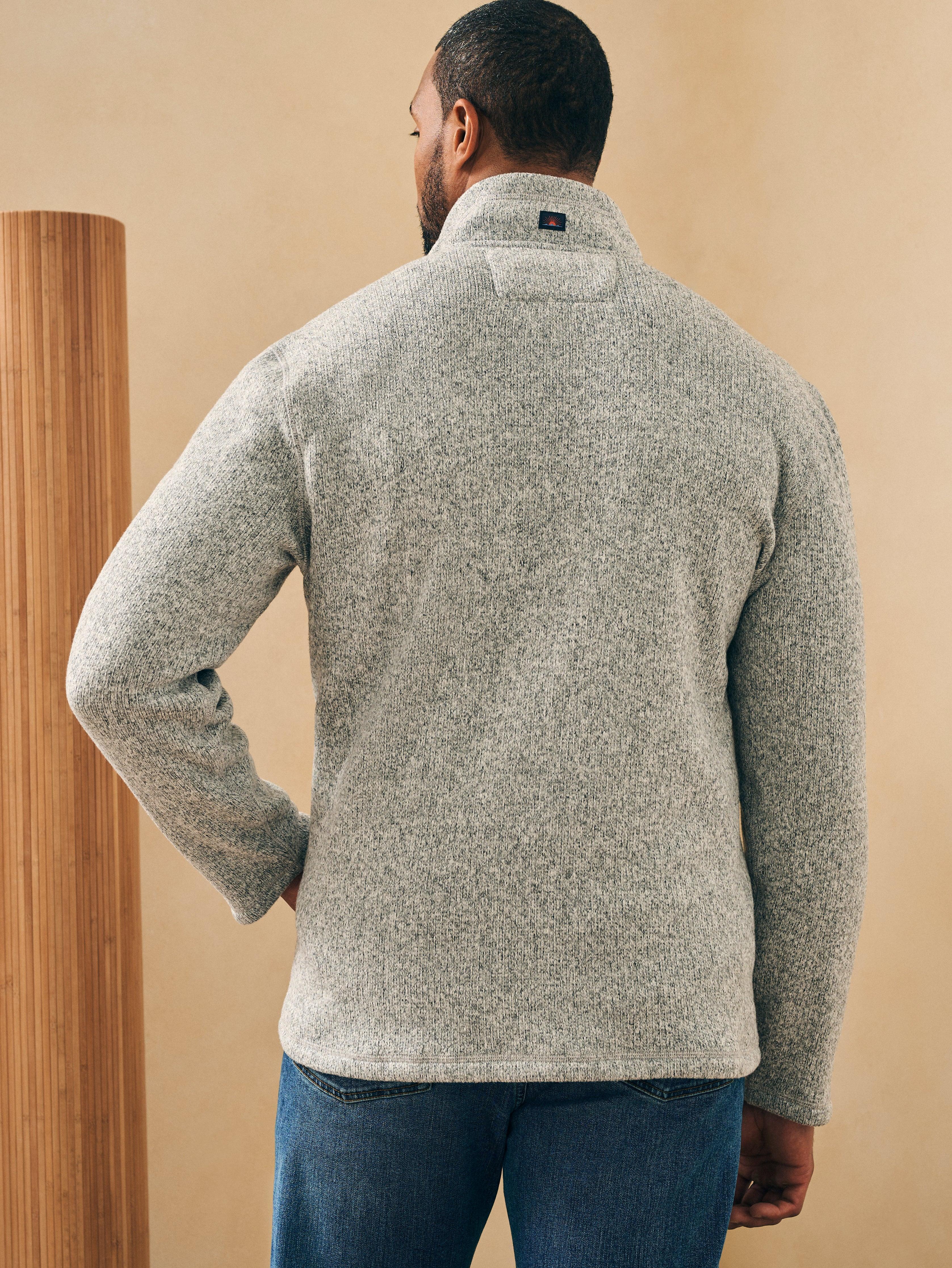 Sweater Fleece Full Zip - Light Granite Male Product Image