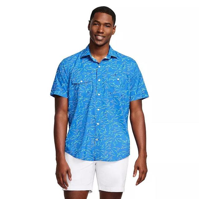 Mens IZOD Sunshield Performance Short Sleeve Button Down Shirt Product Image