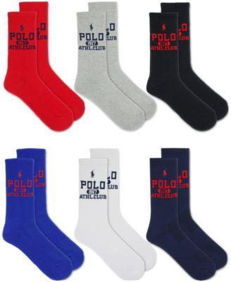 Men's 6-Pk. Athletic Club 1967 Crew Socks  Product Image