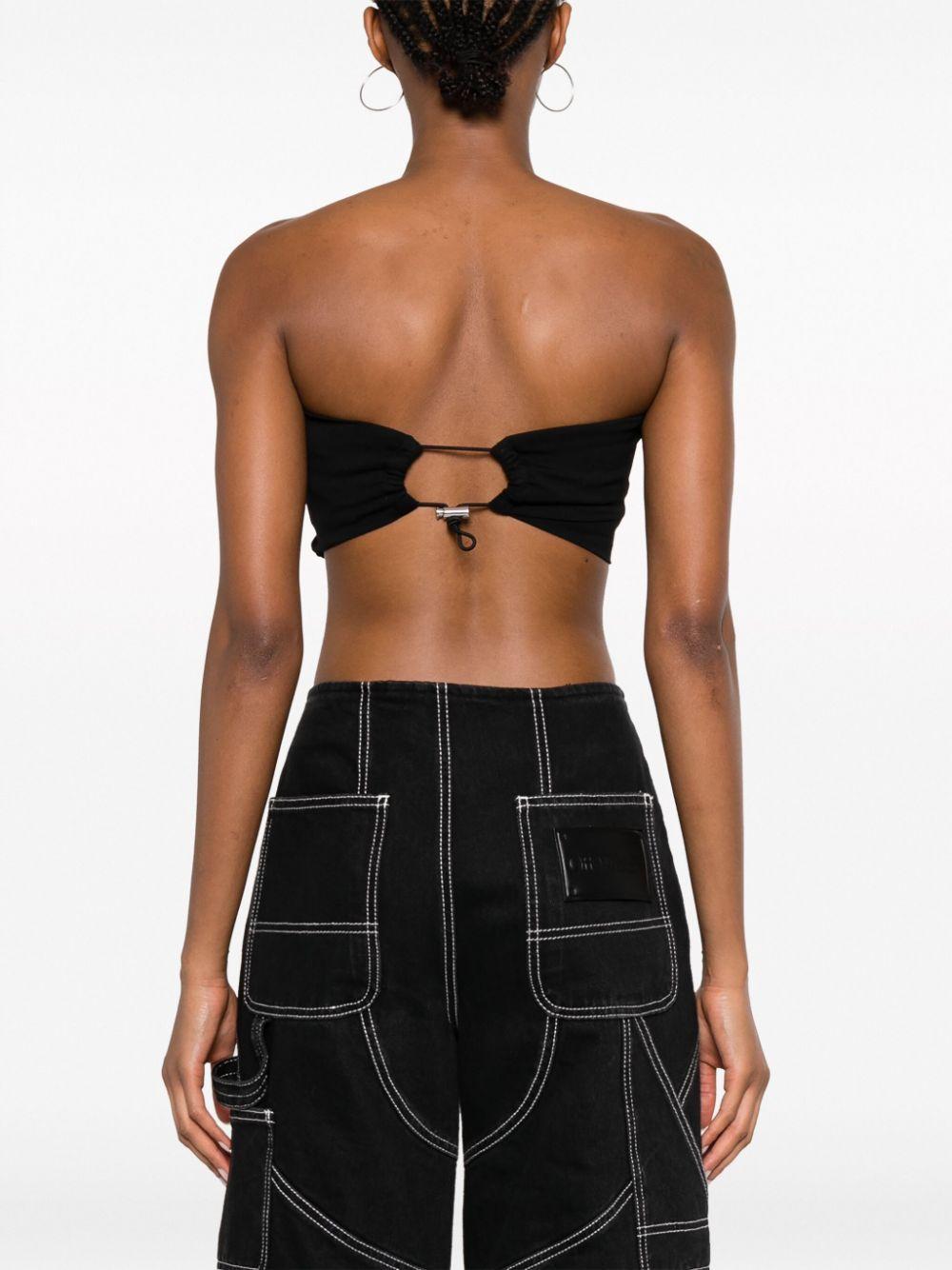 T-Benda strapless crop top Product Image