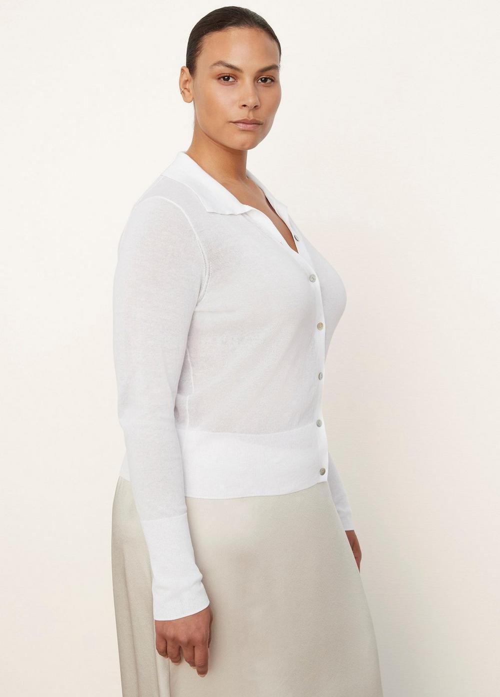 Collared Button Cardigan Product Image